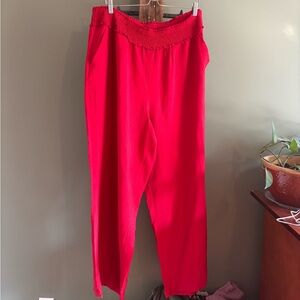 56.) 💕Final Price Drop💕Penningtons /  Red  / Wide Leg Pants